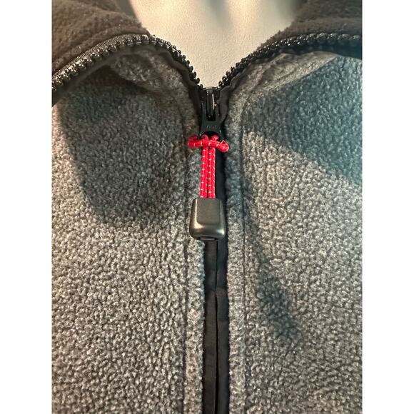 Eddie Bauer Mens L Gray and Black Polartek Fleece Full Zip Vest - Picture 3 of 7